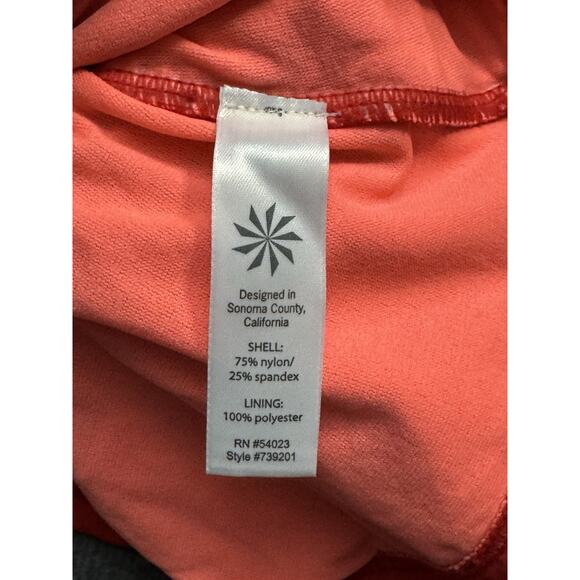 Athleta Orange Halter Swimsuit Tankini Top - Women's Size M - Picture 6 of 7